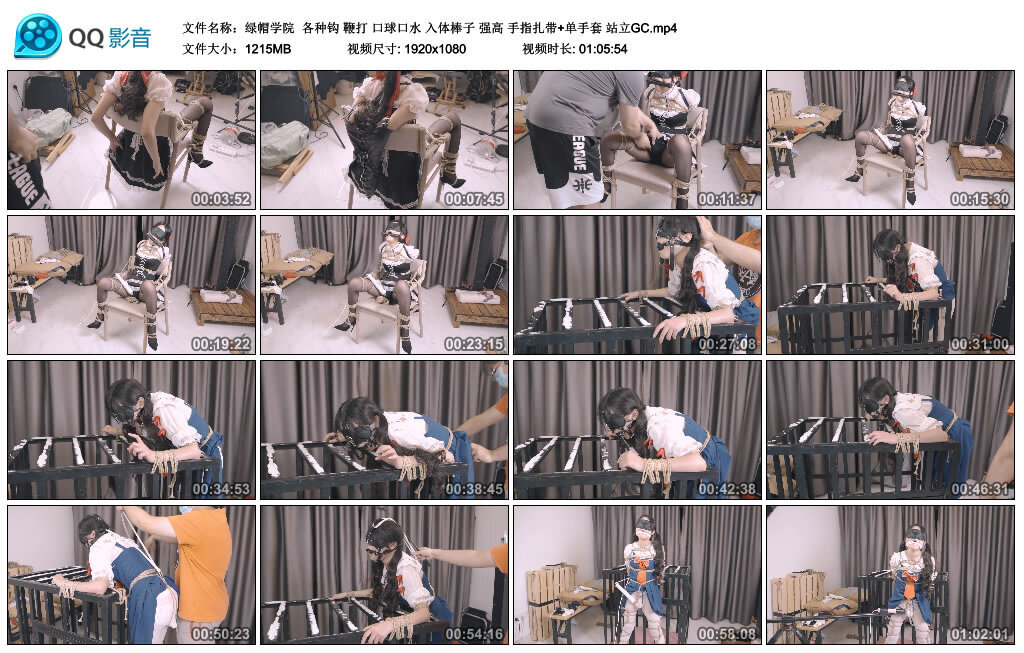 【绿帽学院】各种钩鞭打口球口水-BD绳艺资源
