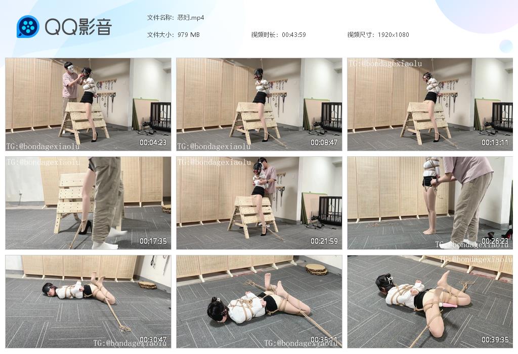 涵涵小鹿工作室最后一次木马且看且珍惜最后一次坐木马-BD绳艺资源