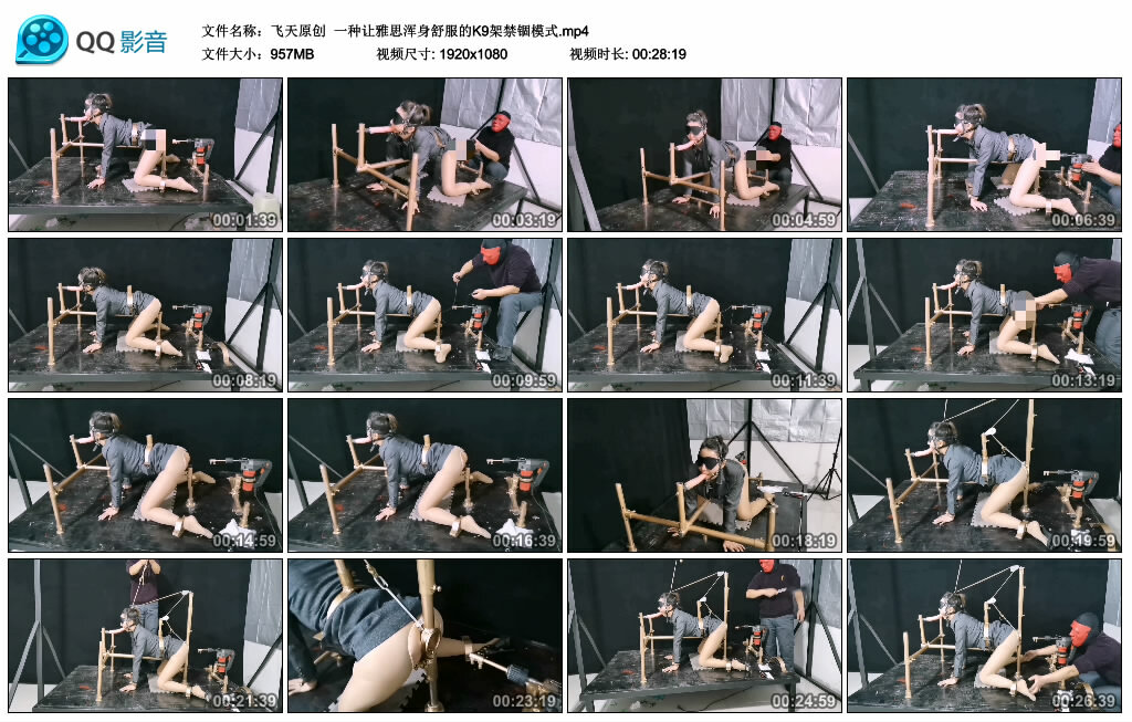 【飞天原创】一种让雅思浑身舒服的K9架禁锢模式-BD绳艺资源