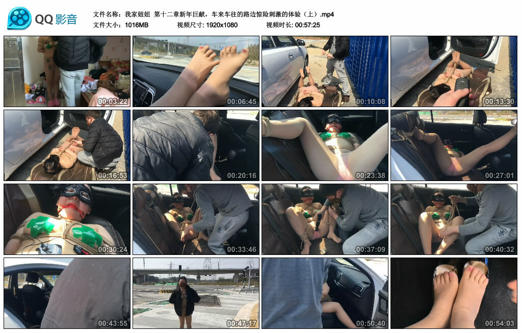 【我家妞妞】第十二章新年巨献，车来车往的路边惊险刺激的体验（上）-BD绳艺资源