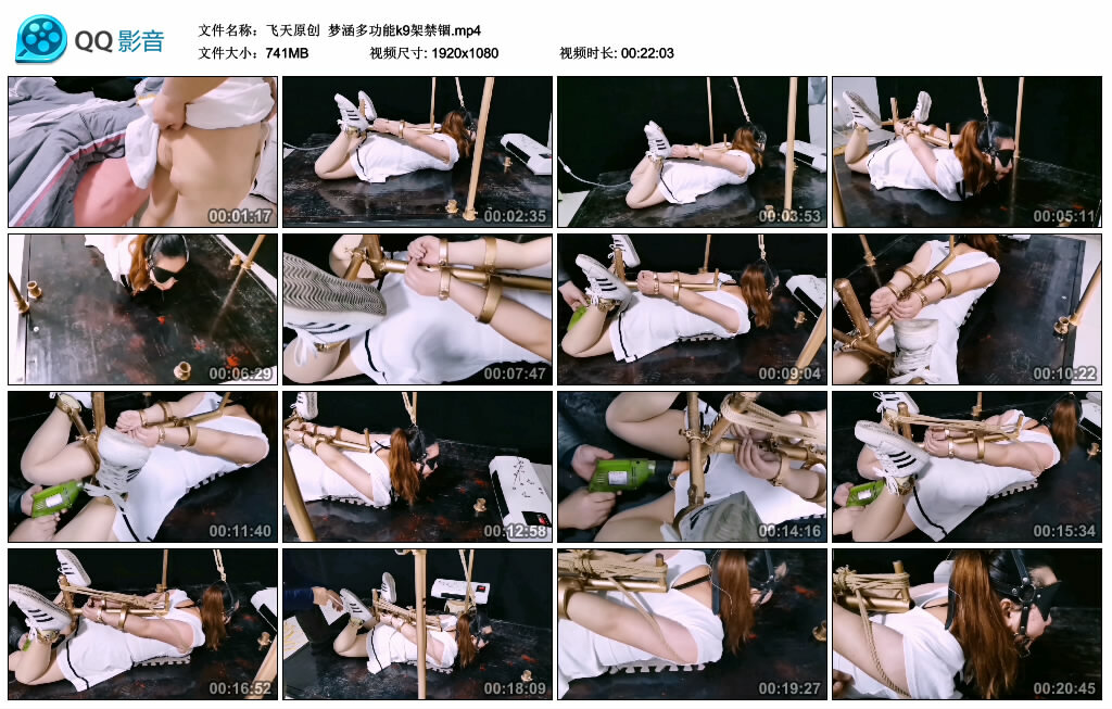 【飞天原创】梦涵多功能k9架禁锢-BD绳艺资源