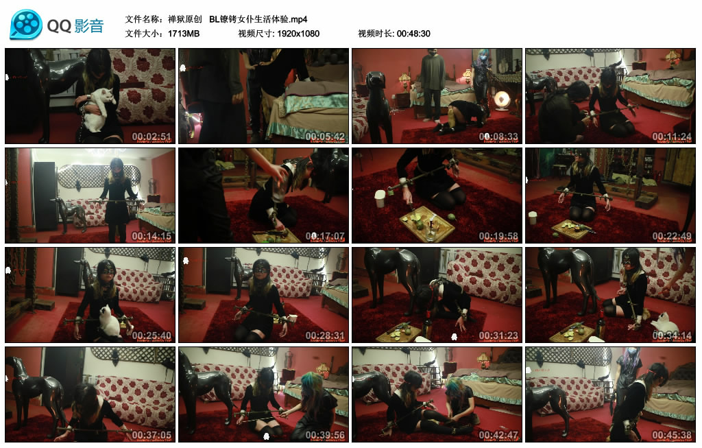 【禅狱原创】BL镣铐女仆生活体验-BD绳艺资源