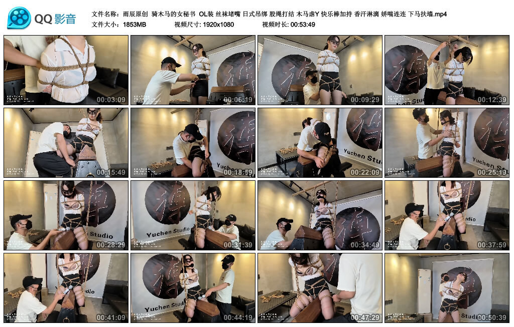 【雨辰原创】骑木马的女秘书-BD绳艺资源