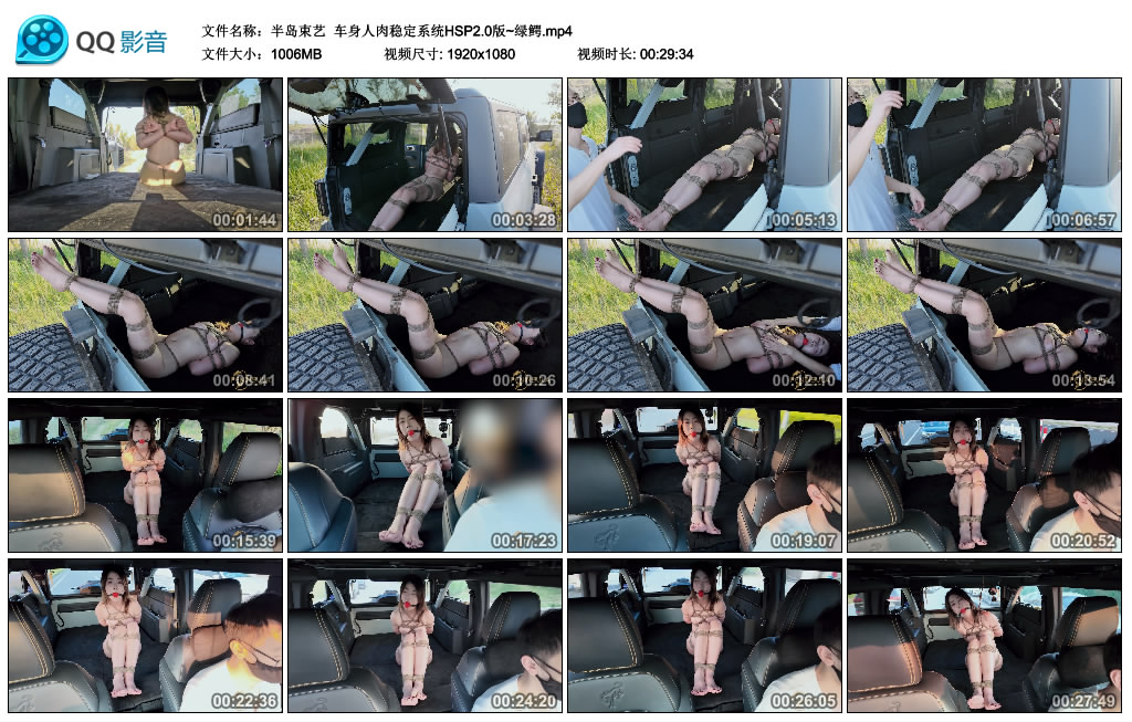 【半岛束艺】 车身人肉稳定系统HSP2.0版~绿鳄-BD绳艺资源