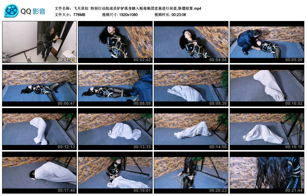 【飞天原创】 特别行动组成员驴驴孤身踏入贩毒集团老巢进行侦查,惨遭暗算-BD绳艺资源