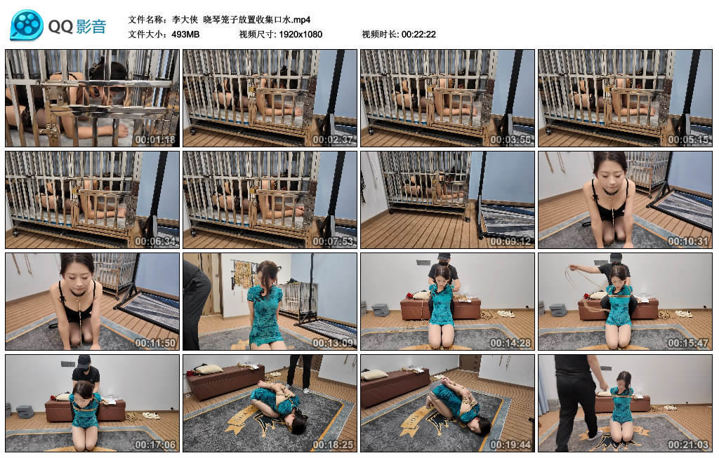 【李大侠】 晓琴笼子放置收集口水-BD绳艺资源