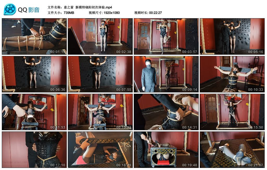 【意之窗】 新模特晓阳初次体验-BD绳艺资源