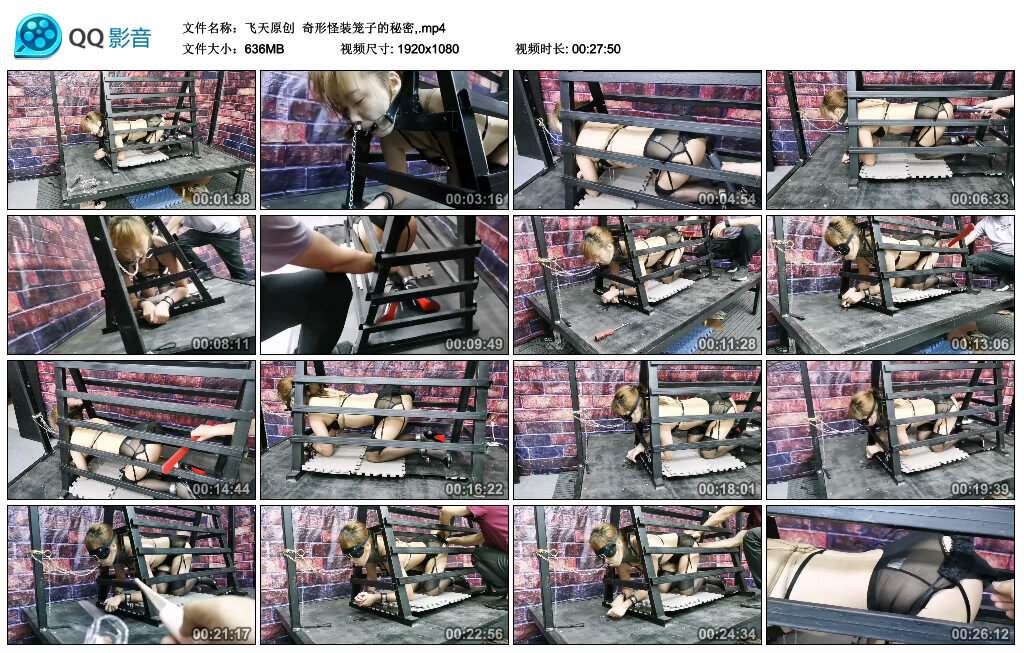 【飞天原创】奇形怪装笼子的秘密-BD绳艺资源