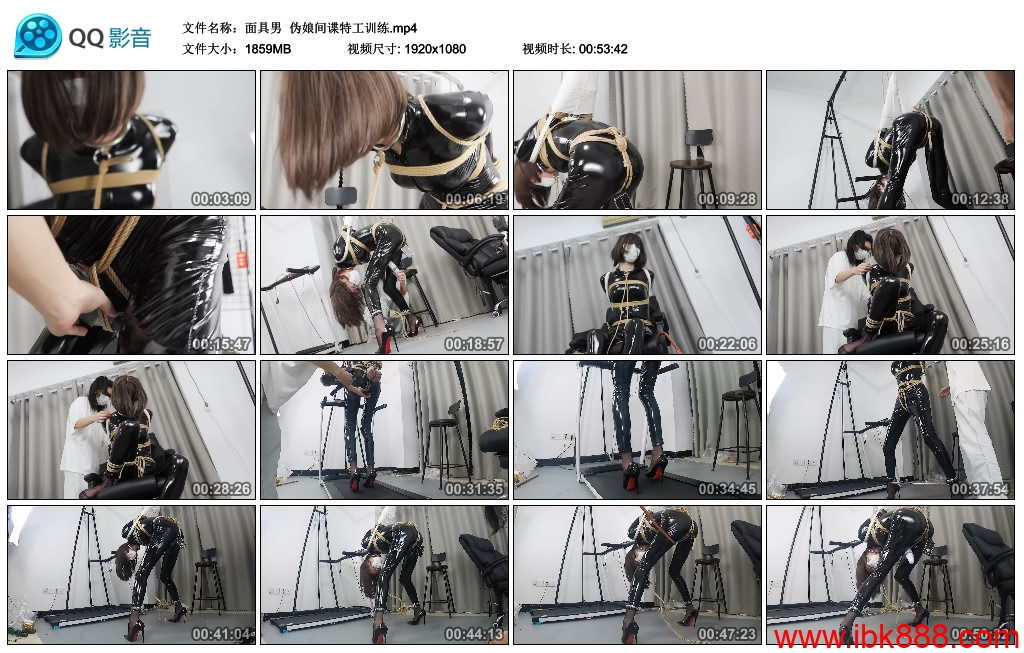 [网友原创]面具男伪娘间谍特工训练-BD绳艺资源