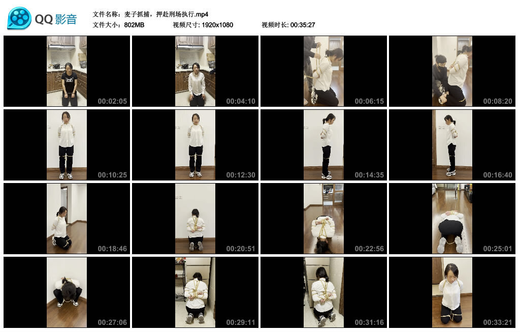 麦子抓捕，押赴刑场执行-BD绳艺资源