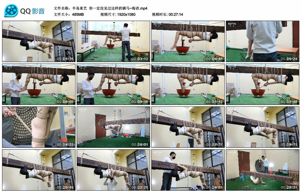 【半岛束艺】你一定没见过这样的驷马~海语-BD绳艺资源