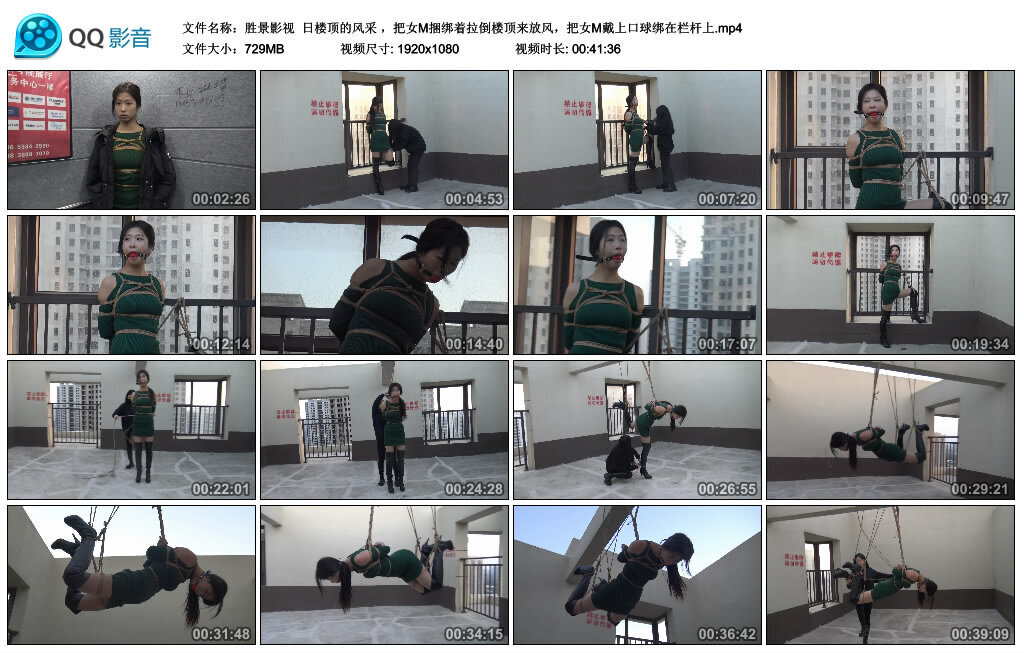 【胜景影视】冬日楼顶的风采-BD绳艺资源