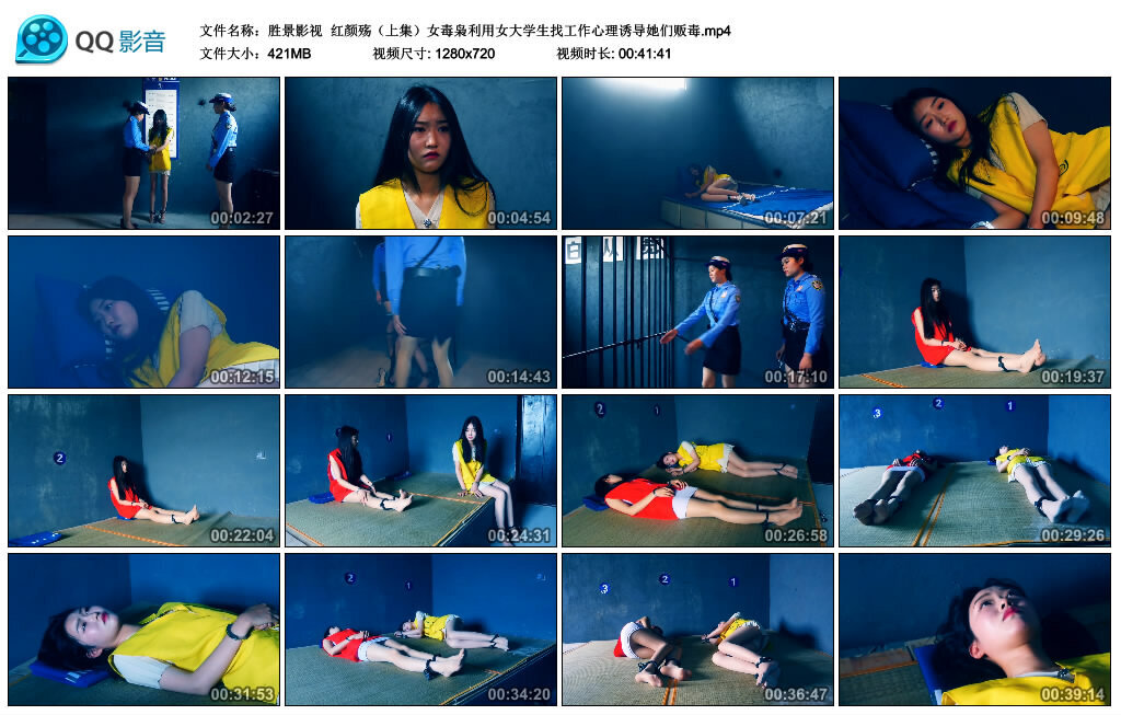 【胜景影视】红颜殇（上集）女毒枭利用女大学生找工作心理诱导她们贩毒-BD绳艺资源