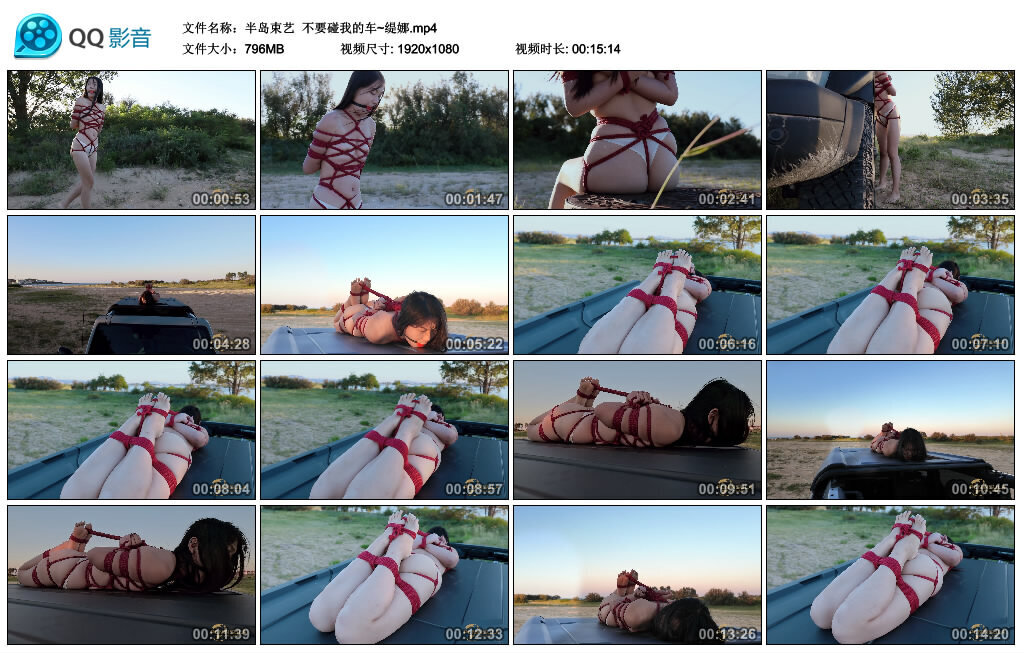 【半岛束艺】不要碰我的车~缇娜-BD绳艺资源