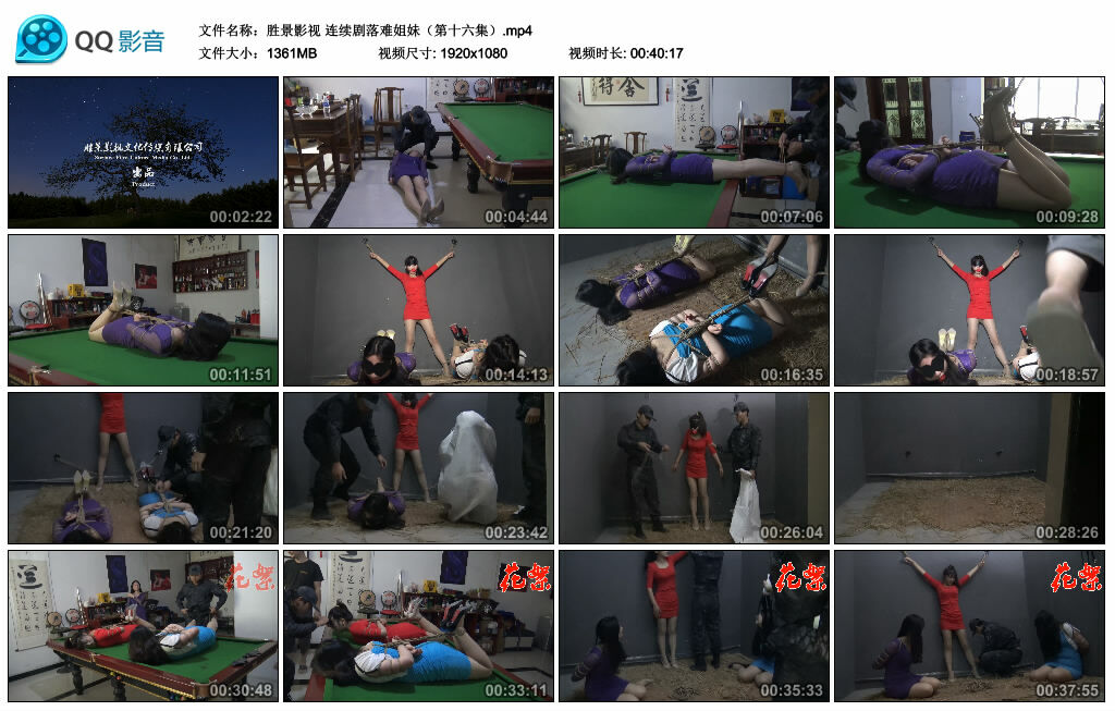 【胜景影视】连续剧落难姐妹（第十六集）-BD绳艺资源