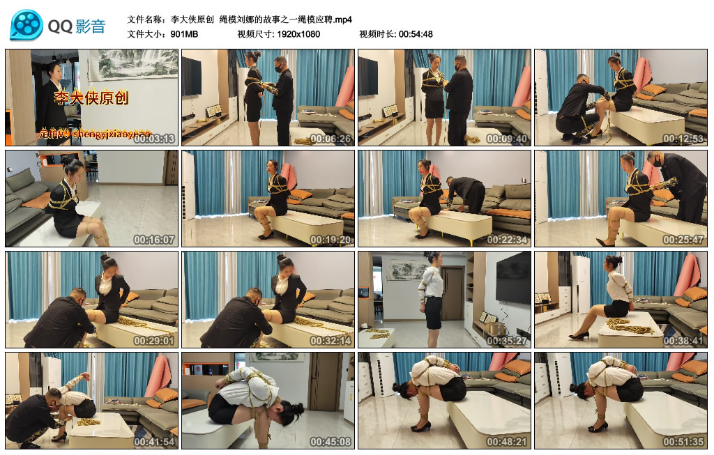 【李大侠原创】 绳模刘娜的故事之一绳模应聘-BD绳艺资源