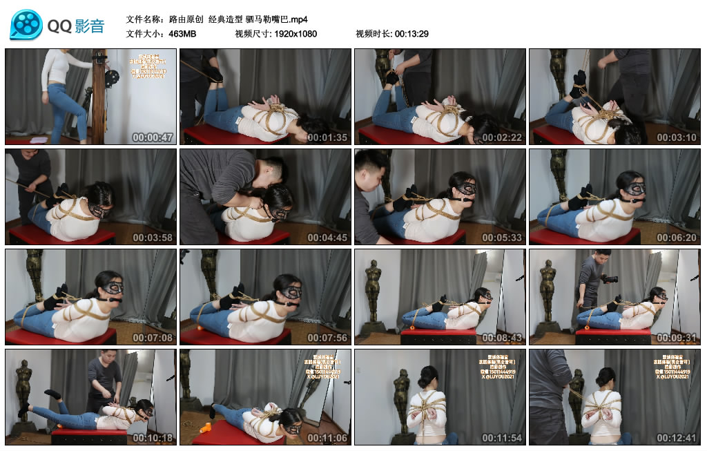 【路由原创】 经典造型 驷马勒嘴巴-BD绳艺资源