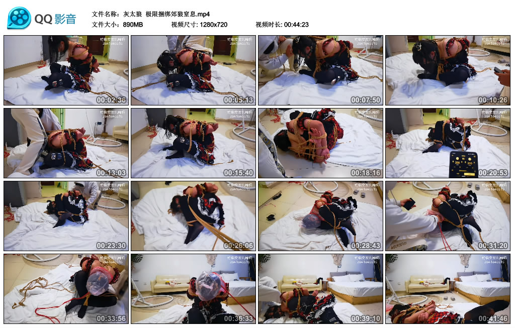 【灰太狼】 极限捆绑郊狼窒息-BD绳艺资源