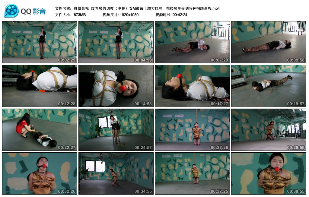 【胜景影视】 废弃房的调教（中集）-BD绳艺资源