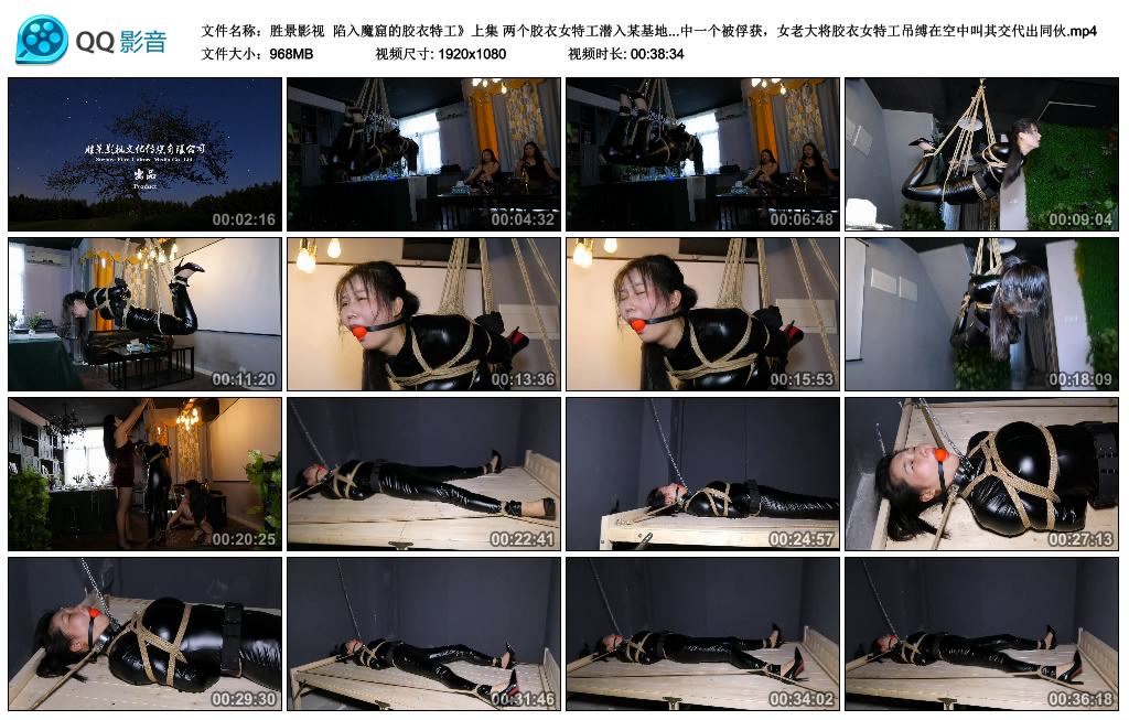 【胜景影视】 陷入魔窟的胶衣特工 上集-BD绳艺资源