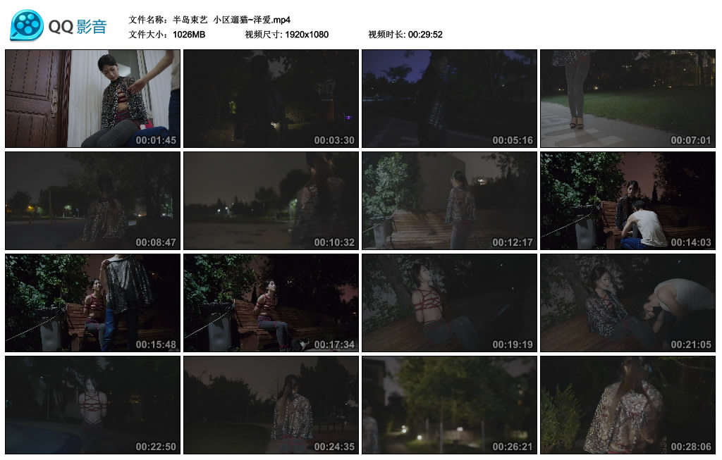 【半岛束艺】 小区遛猫~泽爱-BD绳艺资源