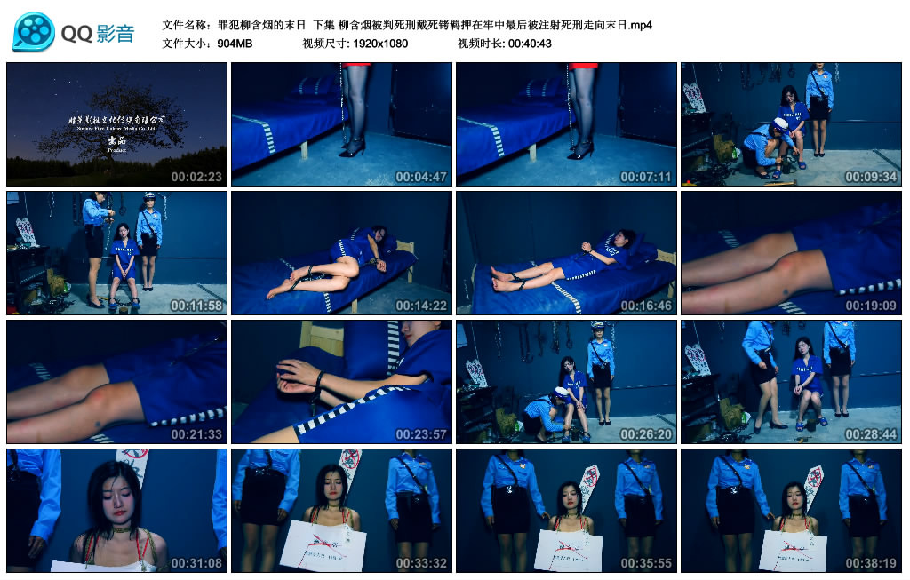 【胜景影视】罪犯柳含烟的末日 下集-BD绳艺资源